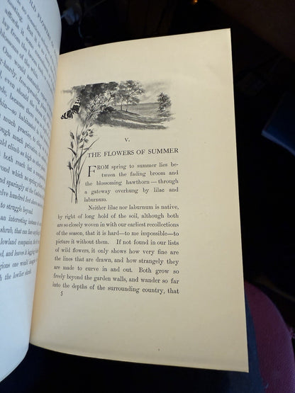 1897 The Wild Flowers of Scotland : J H Crawford : Illustrated : VG Copy