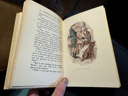 1905 Charles Dickens : Cricket on the Hearth : Illustrated by C. E. Brock