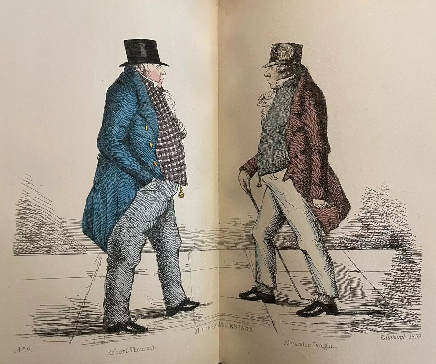 Crombie's Modern Athenians (48 Hand-Coloured Plates) Edinburgh Citizens