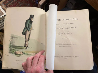 Crombie's Modern Athenians (48 Hand-Coloured Plates) Edinburgh Citizens