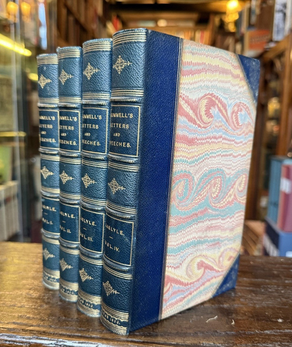 1850 Thomas Carlyle : Oliver Cromwell's Letters and Speeches (4 Vols)