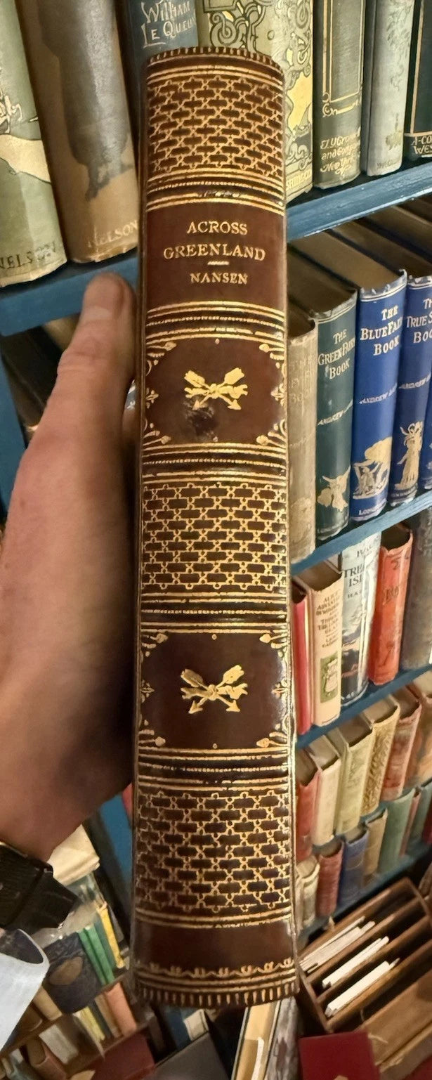 Fridtjof Nansen : The First Crossing of Greenland : Fine Binding : 1910