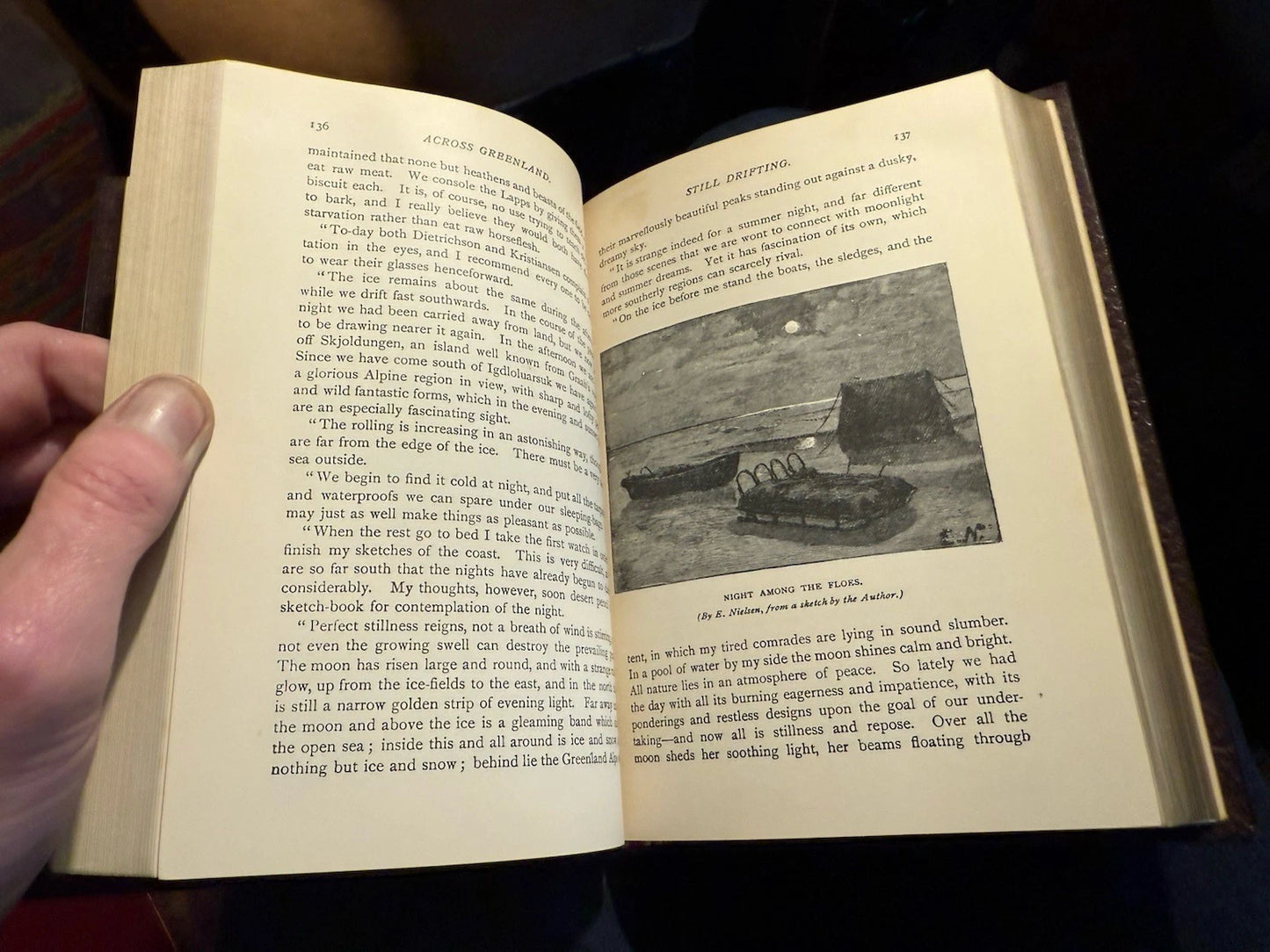 Fridtjof Nansen : The First Crossing of Greenland : Fine Binding : 1910