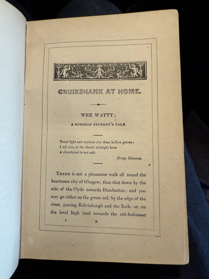 c1880s Cruikshank at Home : With Numerous Illustrations by Cruikshank