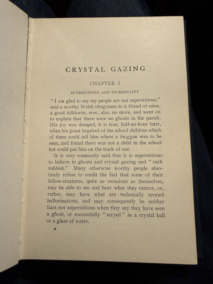1905 Crystal Gazing : Telepathic Scrying : N W Thomas & Andrew Lang VGC