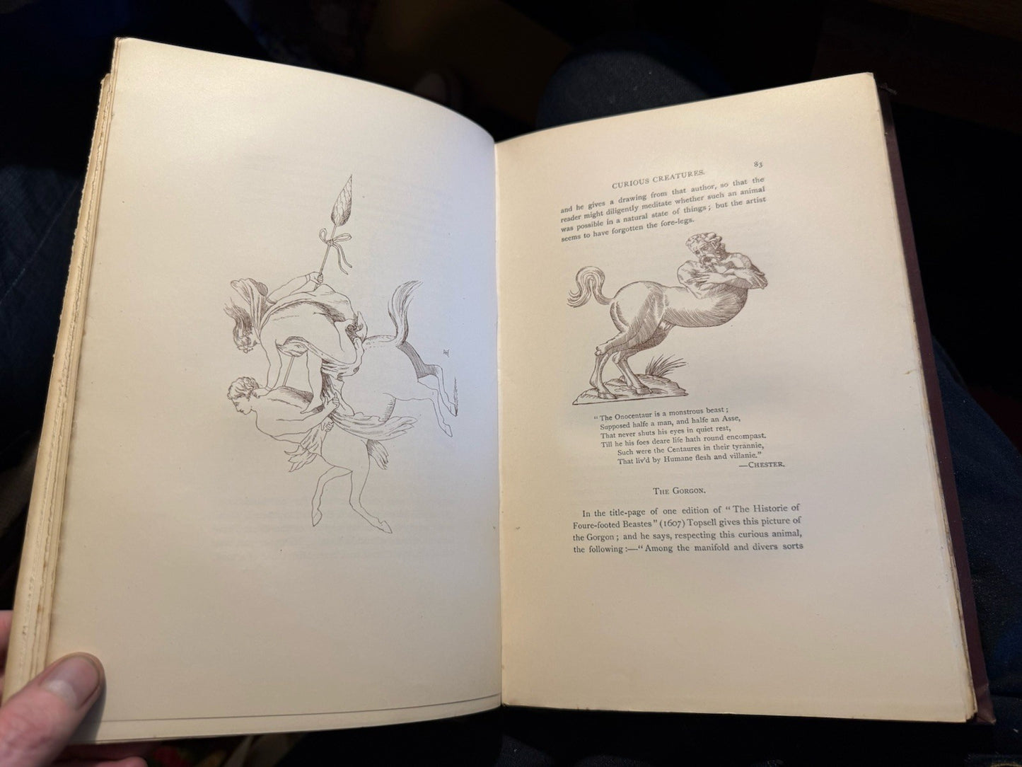 1890 Ashton's Curious Creatures in Zoology (Edwin Morgan / Claud Lambton) Myths