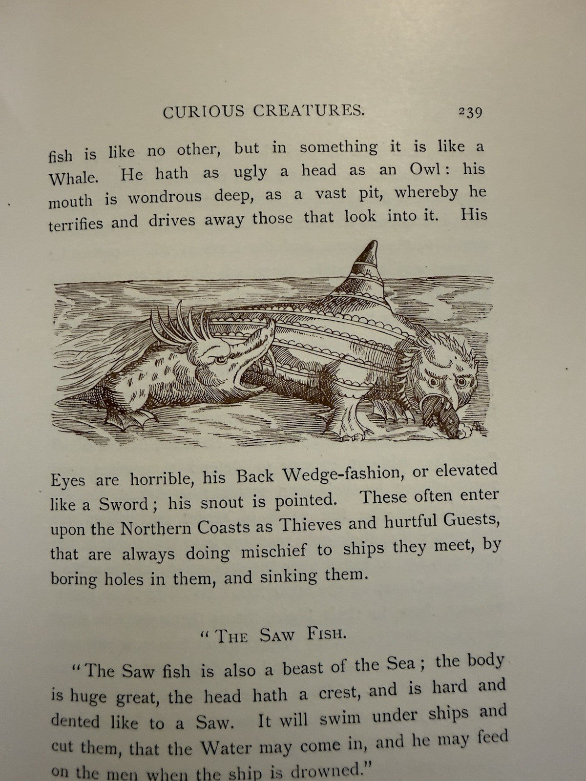 1890 Ashton's Curious Creatures in Zoology (Edwin Morgan / Claud Lambton) Myths