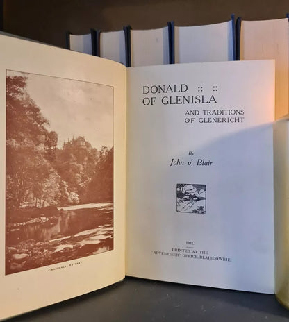 Donald of Glenisla & Traditions of Glenericht, J. O'Blair: Hardback: 1931