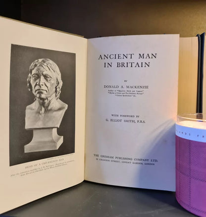 Ancient Man in Britain, D.A. MacKenzie: Hardback: 1st Edition: Paleolithic