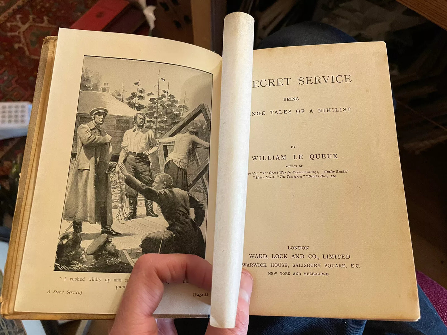 William Le Queux : A Secret Service : Being Strange Tales of a Nihilist : Crime