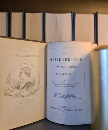 The Gentle Shepherd, A. Ramsay: Hardback 1851 Scottish Poet : Ettrick