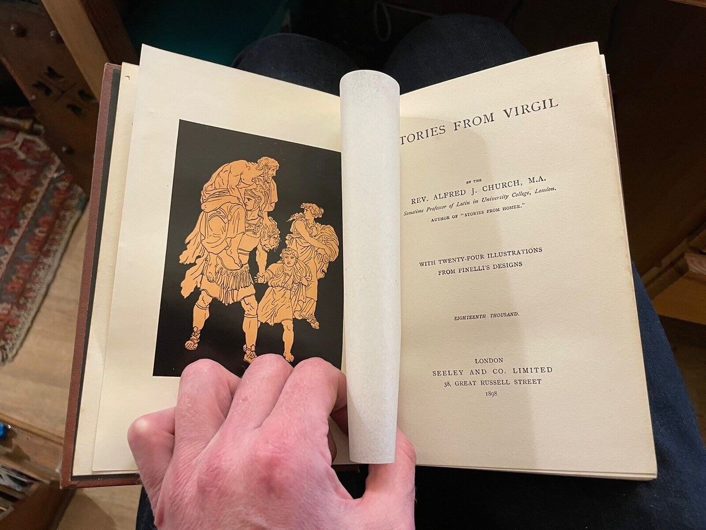 1898 Stories From Virgil : Designs by Pinelli : Rev. Alfred J. Church