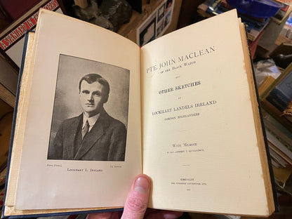 1917 BLACK WATCH Private Maclean GORDON HIGHLANDERS Scotland Military FIFE - WWI