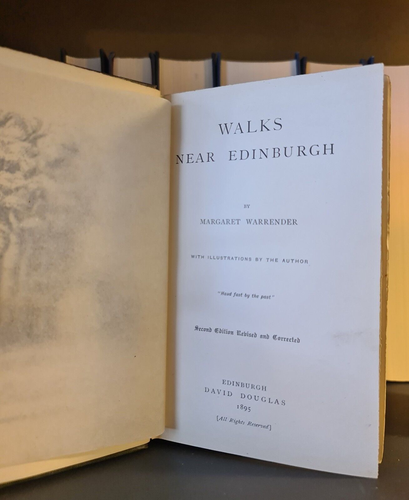 Walks Near Edinburgh, M. Warrender: Hardback: 2nd Edition: