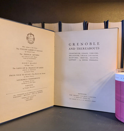 Grenoble & Thereabouts, H. Ferrand: Hardback: French Travel Guide: 1924