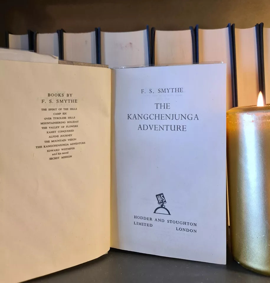 The Kangchenjunga Adventure, F. S. Smythe: Hardback: Black Jacket Edition 1946