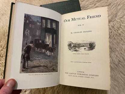 Charles Dickens : Our Mutual Friend : Talwin Morris Design : Marcus Stone