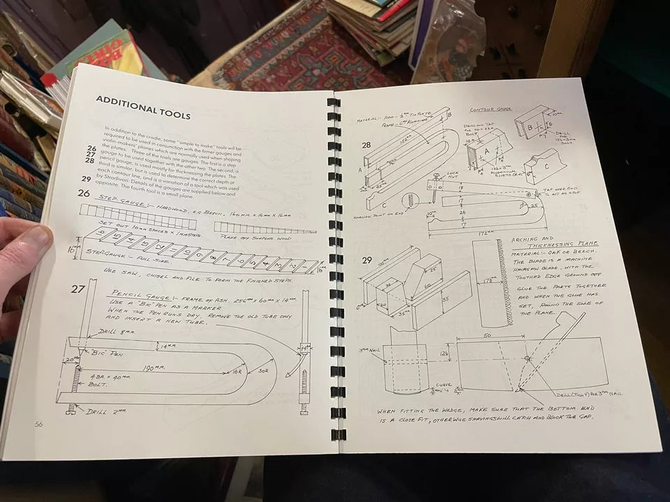 Robertson's Fiddlemaker's Worksheets : Violin / Fiddle Making : Music