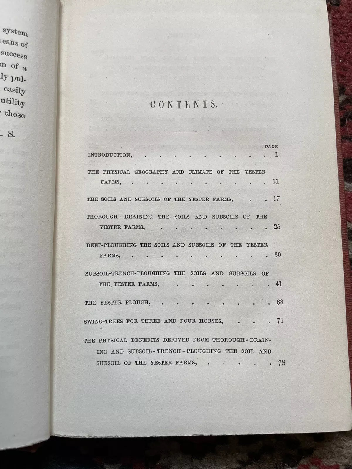 1855 The Yester Deep Land Culture : Farming : Ploughs : Cultivation East Lothian