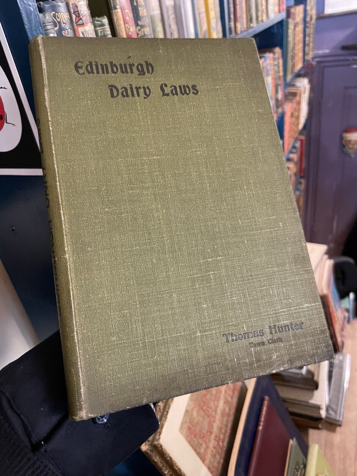 1898 Edinburgh Dairy Laws : Dairies & Milk Supply : Statutes & Regulations