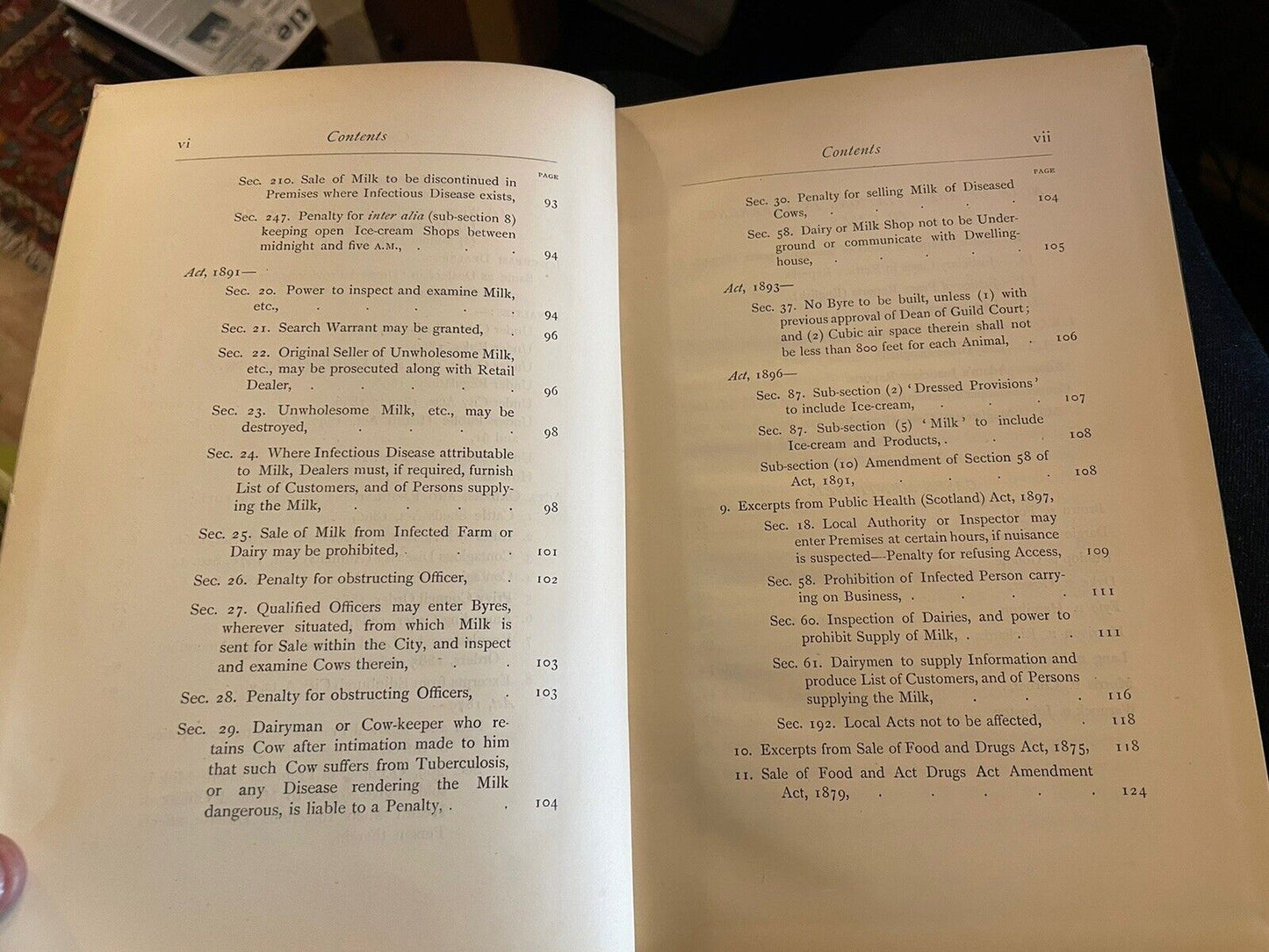 1898 Edinburgh Dairy Laws : Dairies & Milk Supply : Statutes & Regulations