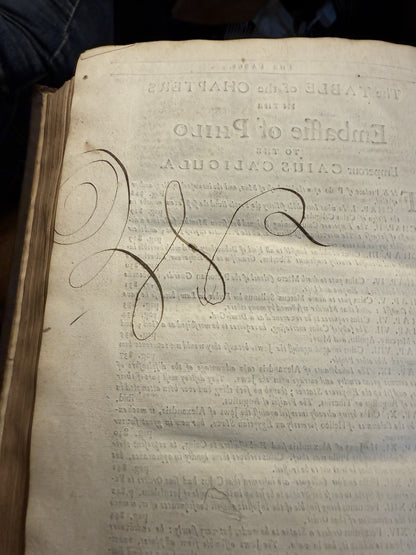 1676 The Works of Josephus : French Translation of Arnauld Dandilly : With Map