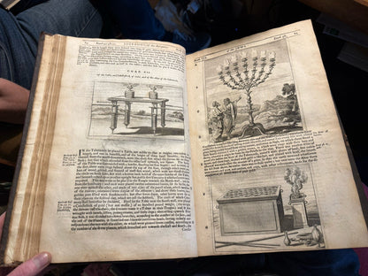 1676 The Works of Josephus : French Translation of Arnauld Dandilly : With Map