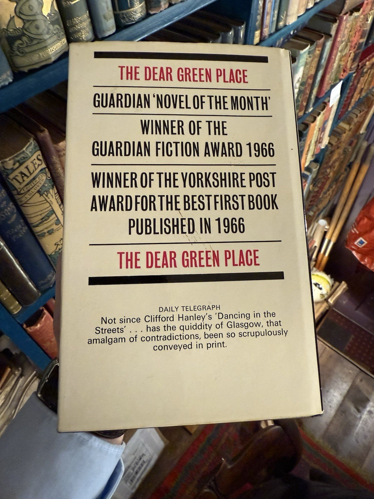 Archie Hind : The Dear Green Place : Second Impression 1967