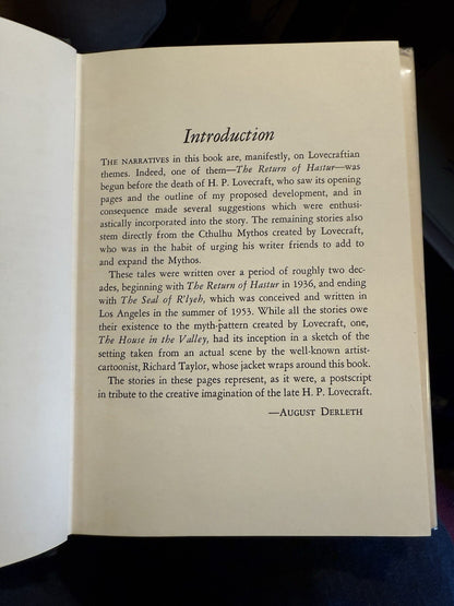 August Derleth : The Mask of Cthulhu 1st Edition 1958 Arkham House