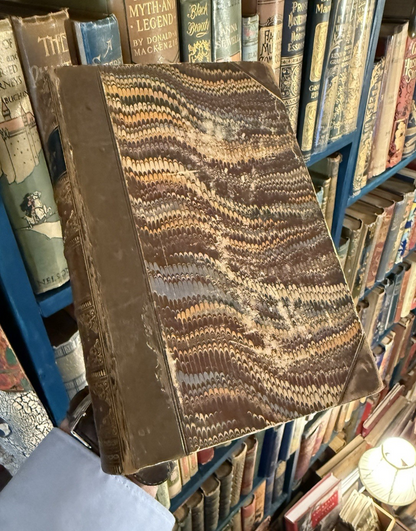 The Descent of Man : Charles Darwin : Leather Binding : Second Edition 1883