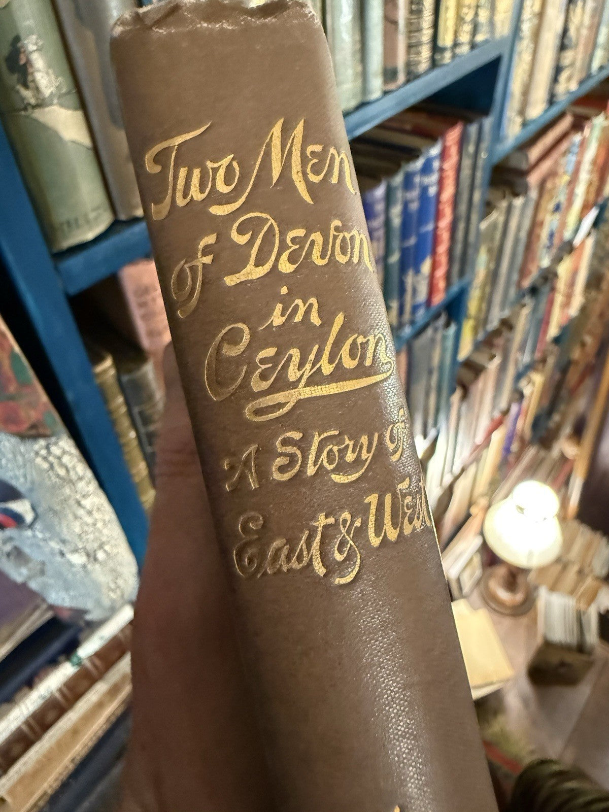 1898 Two Men of Devon in Ceylon : Samuel Langdon : Illustrated : 1st Edition VGC