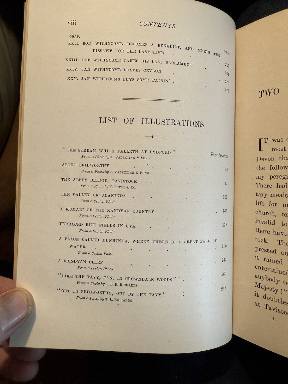 1898 Two Men of Devon in Ceylon : Samuel Langdon : Illustrated : 1st Edition VGC