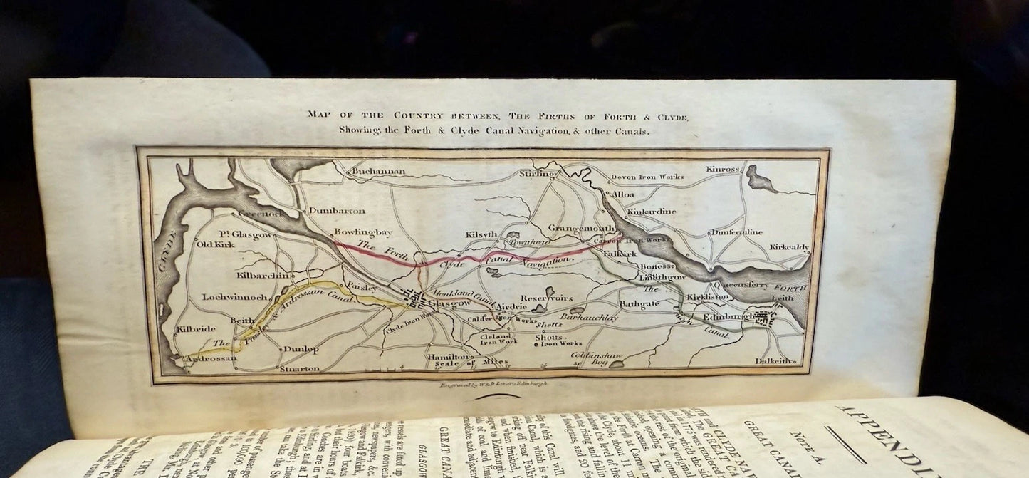 1820 Duncan's Itinerary of Scotland : Principal Roads to London : Tourist Guide