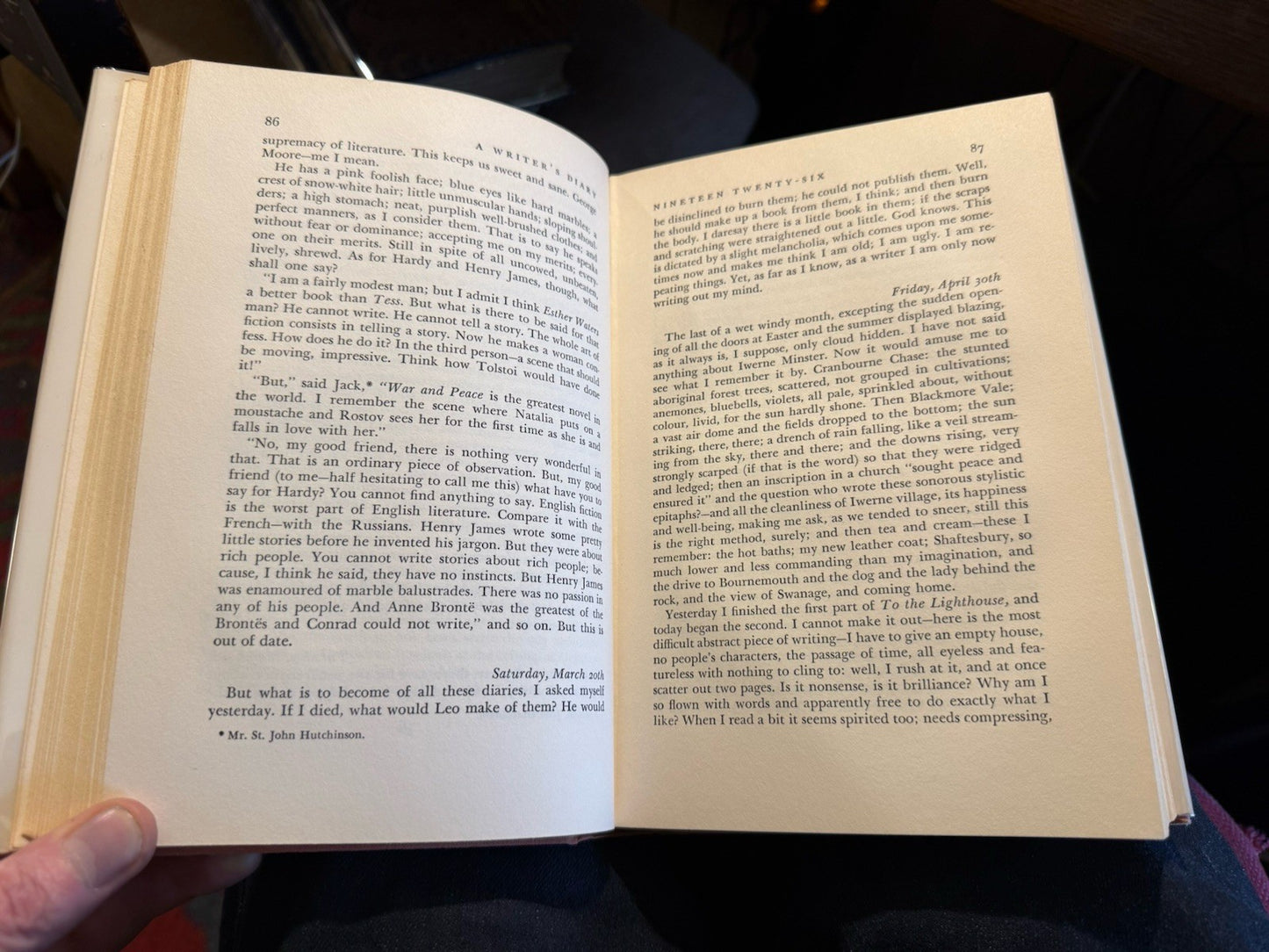Virginia Woolf : A Writer's Diary : 1st/1st US Edition in Dust Jacket 1954