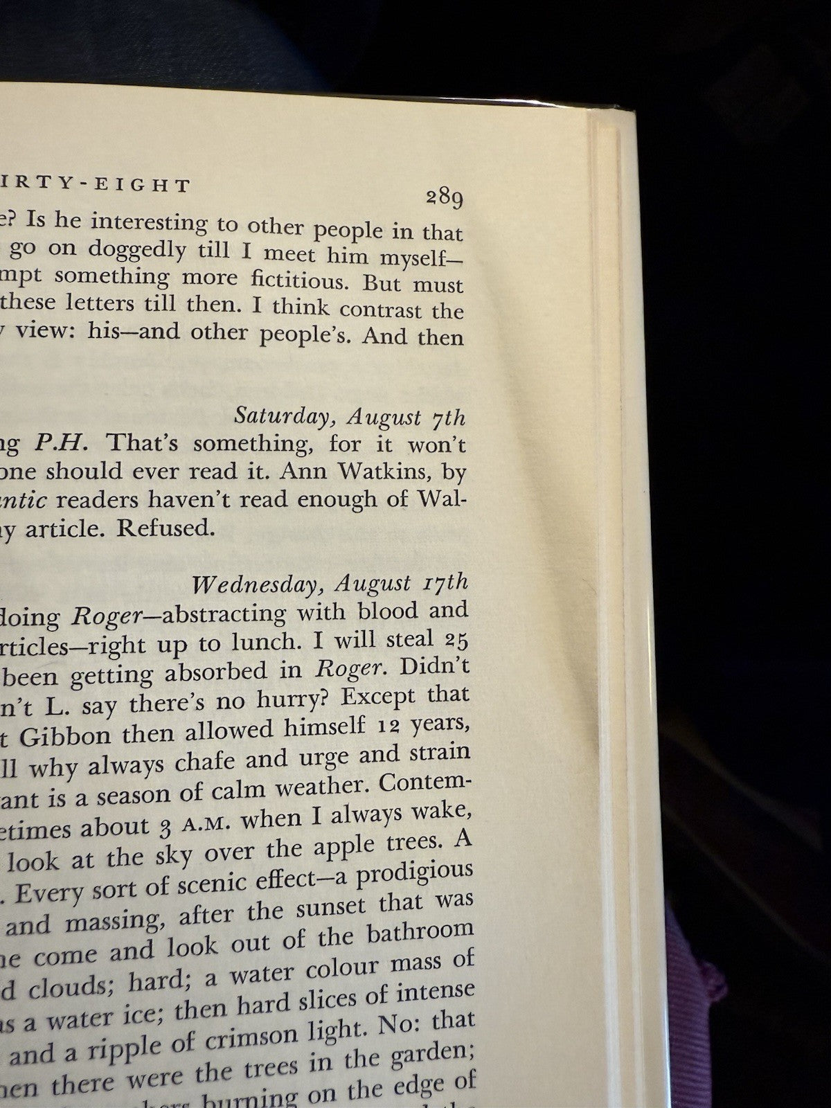Virginia Woolf : A Writer's Diary : 1st/1st US Edition in Dust Jacket 1954