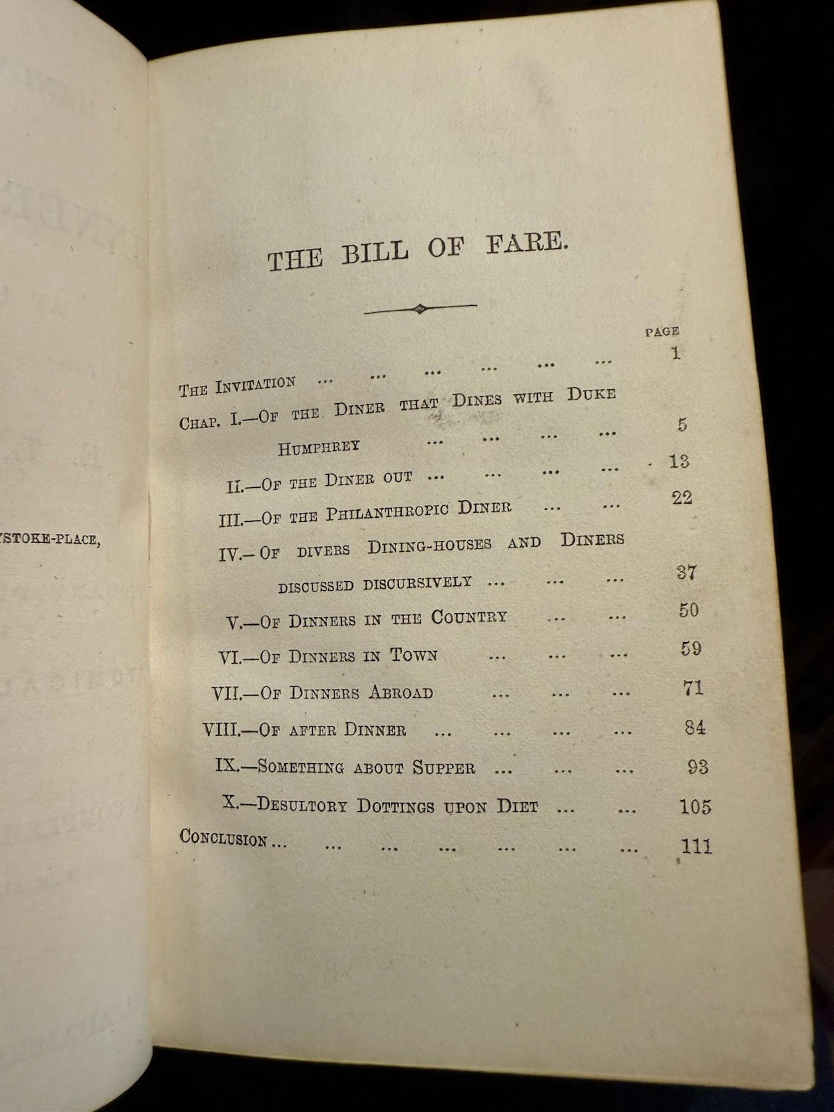 A Handy book on Dinners; Dinners and Diners at Home & Abroad E.L. Blanchard 1860