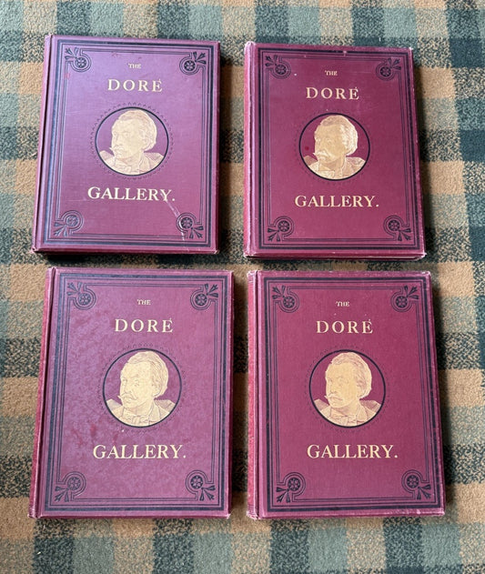 Cassell's Dore Gallery (4 Vols) Edmund Ollier : Subscribers Edition c1880