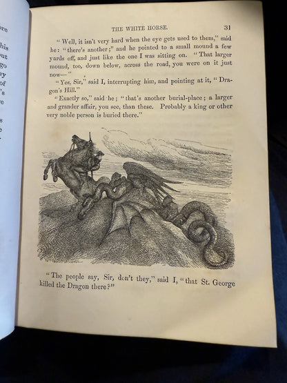 1859 The scouring of the White Horse : Thomas Hughes : Illustrated by Doyle