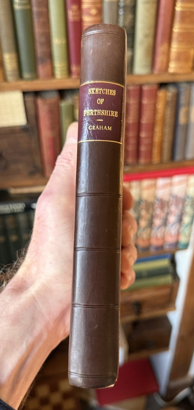 1812 Sketches of Perthshire : Rev. P. Graham : Folding Map : Dunblane Aberfoyle