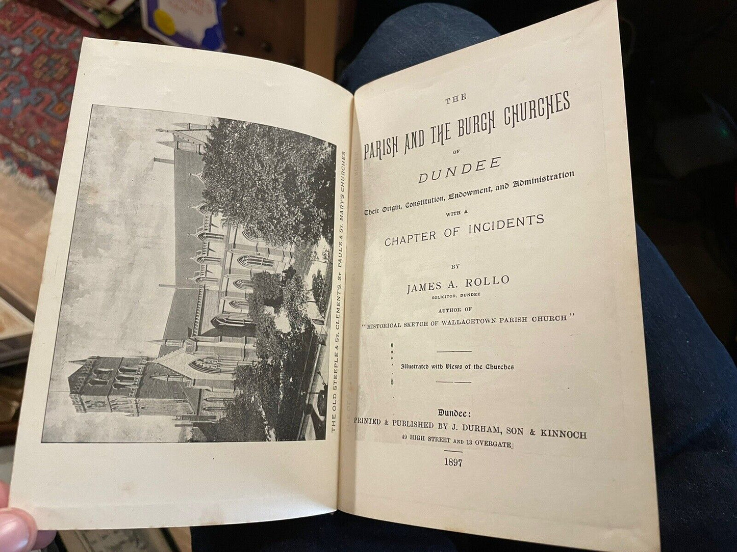 1897 The Parish and Burgh Churches of Dundee : Chapter of Incidents