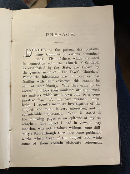 1897 The Parish and Burgh Churches of Dundee : Chapter of Incidents