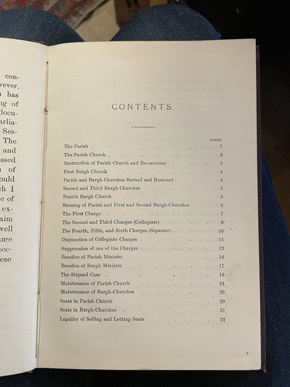 1897 The Parish and Burgh Churches of Dundee : Chapter of Incidents