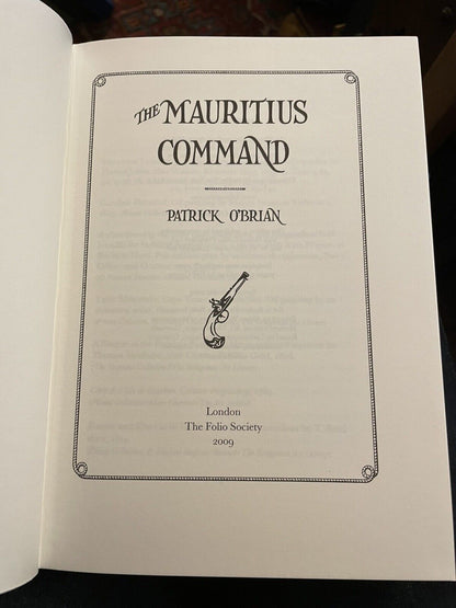 Patrick O'Brian : Mauritius Command : Folio Society : Illustrated