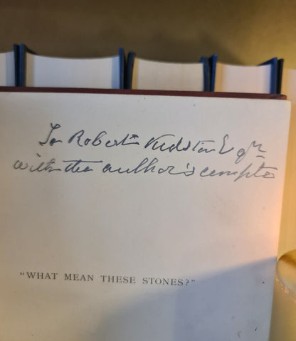 What Mean These Stones? C. MacLagan: Hardback: 1894: Celtic & Pictish History