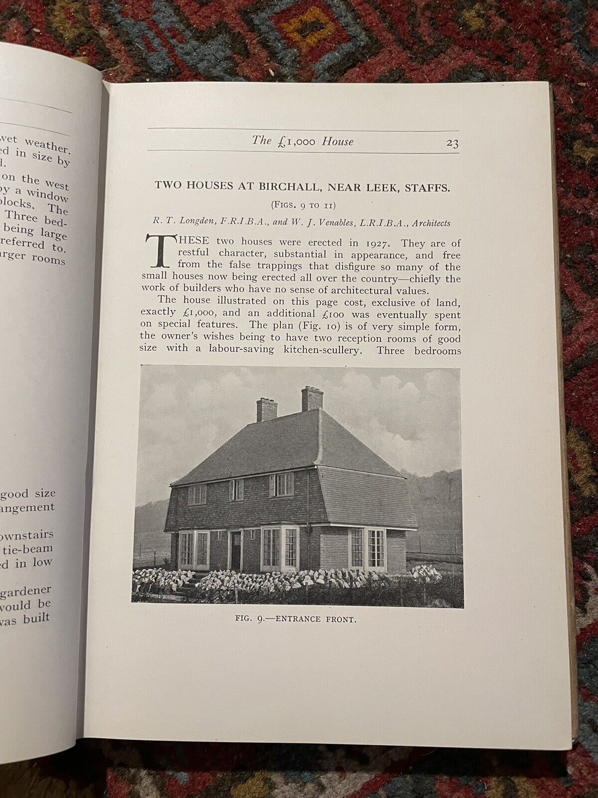 The £1000 House : Randal Phillips : Architecture : Country Life 1928