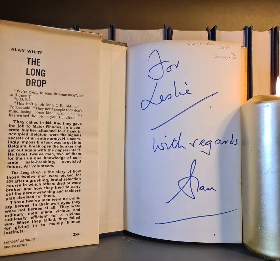 The Long Drop, Alan White: Hardback: Signed 1st Edition: Commando Raid