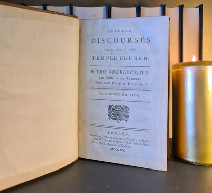 Several Discourses Preached at The Temple Church, Sherlock: 1754