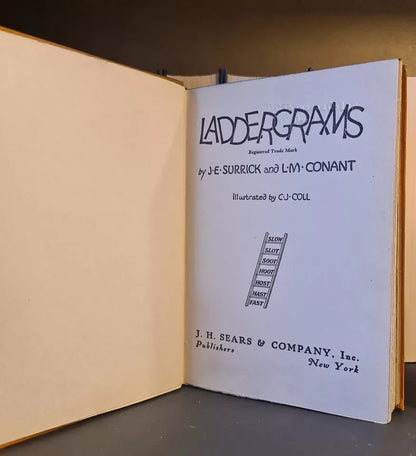 Laddergrams, J.E. Surrick & L.M. Conant: Hardback: 1st Edition: Word Puzzle