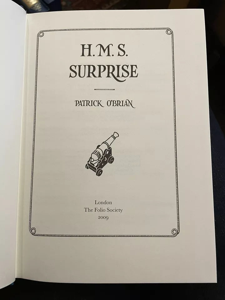 Patrick O'Brian : H.M.S. Surprise : Folio Society : Illustrated