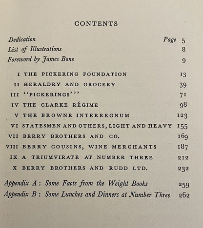 Number Three Saint James's Street : History of Berry's Wine Merchants : Allen